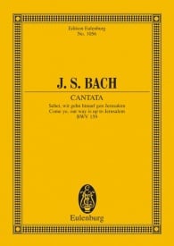 Bach: Cantata No. 159 (Dominica Estomihi) BWV 159 (Study Score) published by Eulenburg